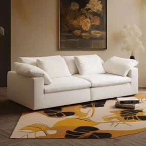 Modern Luxury Living Room Sofa Sectional Set Furniture l Shape 2 3 Seater Compression Boneless Modular Recliner Designs Sale New - Image 1