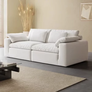 Modern Luxury Living Room Sofa Sectional Set Furniture l Shape 2 3 Seater Compression Boneless Modular Recliner Designs Sale New - Image 2