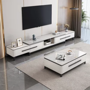 Design Cheap Tv Cabinet Glass Moveable Minimalist Mobile Tv Cabinet Haushalt Nordic Muebles De Salon Furniture Living Room - Image 4