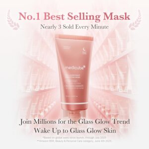 medicube Wrapping Mask Collagen Overnight Peel Off Facial Mask | Elasticity & Hydration Care, Reduces Sagging & Dullness | Hydrolyzed Collagen For Glowing Skin | Korean Skin Care, 2.53 fl.oz - Image 8