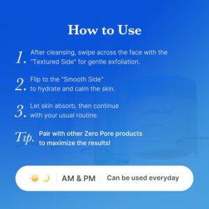 medicube Toner Pads Zero Pore Pad 2.0 | Dual-Textured Facial Pad for Exfoliation and Pore Care with 4.5% AHA Lactic Acid, 0.45% BHA Salicylic Acid | Ideal for All, Korean Skin Care, 70 Pads (1 Pack) - Image 4