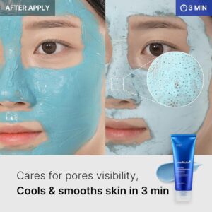 Medicube Zero Pore Blackhead Mud Facial Mask - Skin Cooling & Pore Tightening - 3 Minute Quick Dry Formula with AHA, BHA, PHA, and Pore-Purifying Clay - Korean Mud Mask 3.52 oz - Image 5