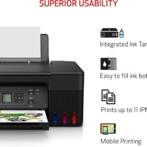 Canon MegaTank G3270 All-in-One Wireless Inkjet Printer, Home Use, Print, Scan and Copy - Image 4