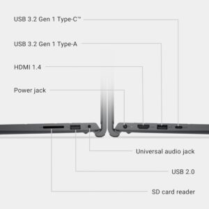 Dell 15 Laptop DC15250-15.6-inch FHD 120Hz Display, Intel Core 3 Processor 100U, 8GB DDR4 RAM, 512GB SSD, Intel UHD Graphics, Windows 11 Home, Onsite Service - Carbon Black - Image 6