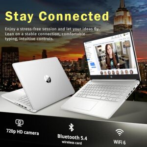 HP Stream 14" HD BrightView Laptop, Intel Celeron N150, 16GB RAM, 288GB Storage (128GB UFS + 160GB Docking Station Set), Intel UHD Graphics, 720p Webcam, Wi-Fi, 1 Year Office 365, Win 11 S, Silver - Image 3