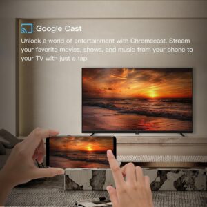 FPD 32-inch Smart TV Google TV HD 720p with Google Play and Google Cast Built-in, HDR 10, Dolby Audio, Voice Remote, Stream Live TV(Palette-Series, CG32-P3, 2024 Model) - Image 4