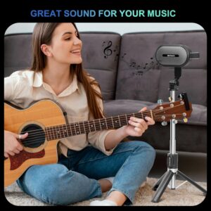 SOWO Wireless Dual Bluetooth Speakers Set, Adjustable Stands 2Pcs, High-Fidelity Stereo Sound, Smart Pairing Sync, Surround Sound with Portable Lightweight Case for Home, Travel, Party, Birthday - Image 4