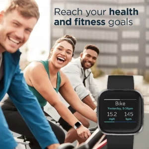 Fitbit Versa 2 Smart Fitness Watch Heart Rate Monitor Sleep Music Alexa Swim Tracker Waterproof for Gym Workout iOS Android - Image 4