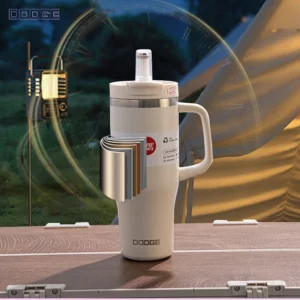 DODGE 30oz/40oz Tumbler Bottle Stainless Steel Car Mug With Handle Straw Thermal Iced Travel Cup Vacuum Insulated Coffee Hot Cup - Image 6