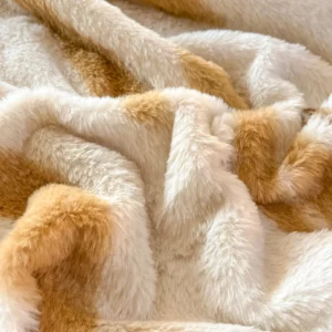 2025 New Rabbit Plush Bed Hat Thick and Warm Winter Milk Velvet Mattress Cover 360-degree Wrapping with Elastic Bedspread - Image 6