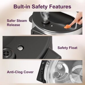 Fullwill Dual-Pot Electric Pressure Cooker 6+5QT(2026 Upgraded), 12-in-1 Multi-Cooker for Pressure Cooking, Soup, Yogurt, Stew, Rice - Image 3