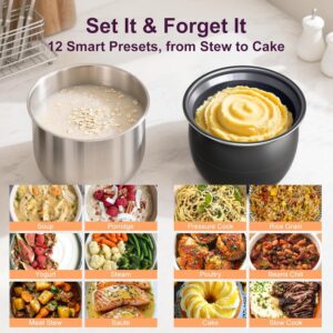 Fullwill Dual-Pot Electric Pressure Cooker 6+5QT(2026 Upgraded), 12-in-1 Multi-Cooker for Pressure Cooking, Soup, Yogurt, Stew, Rice - Image 8