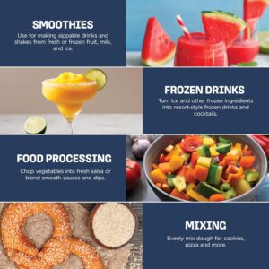 Ninja Kitchen System | All-in-One Food Processor & Blender for Smoothies | Includes Pitcher, (2) 16 oz. To-Go Cups & 8-Cup Bowl | Makes Salsa, Dough, Shakes, & Frozen Drinks | 1500W | Black | BL770 - Image 3