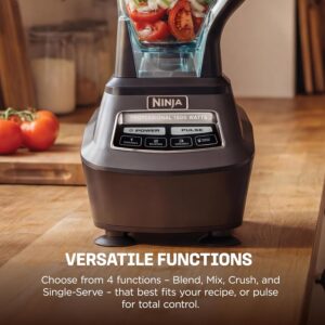 Ninja Kitchen System | All-in-One Food Processor & Blender for Smoothies | Includes Pitcher, (2) 16 oz. To-Go Cups & 8-Cup Bowl | Makes Salsa, Dough, Shakes, & Frozen Drinks | 1500W | Black | BL770 - Image 4