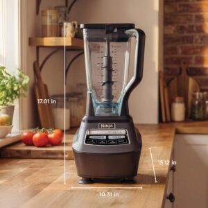 Ninja Kitchen System | All-in-One Food Processor & Blender for Smoothies | Includes Pitcher, (2) 16 oz. To-Go Cups & 8-Cup Bowl | Makes Salsa, Dough, Shakes, & Frozen Drinks | 1500W | Black | BL770 - Image 8
