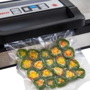 Nesco Deluxe Food VS-12 Vacuum Sealer, 130 Watts, Kit Bags & Viewing Lid, Compact, Silver - Image 4
