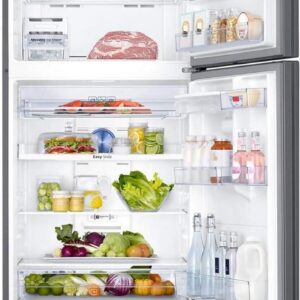 Samsung 528 Liters Net Capacity, Top Mount Double Door Refrigerator Freezer With Twin Cooling Plus (RT53K6000S8) Stainless Steel - Image 3