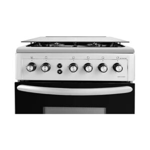 SUPER GENERAL 4 Burner Gas Grill Oven 60 x 60 cm ,Full-Safety, Stainless-Steel Cooker, Gas Oven With Rotisserie, Automatic Ignition SGC6470MSFS Black/Silver - Image 3