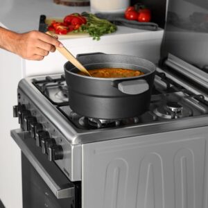 GEEPAS 60 * 60 Cooking Range - 4 Gas Euro Pool Type Burners Convection Single Oven with Rotisserie Function, Glass Lid | Perfect for Cook, Bake & Grill | 1 Year Manufacturer Warranty - Image 8