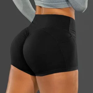 High Waist Hip Lifting Shorts Seamless Fitness Shorts High Elastic Hip Liftting Knitting Sports Running Fashion Hip Lifting Pant - Image 2