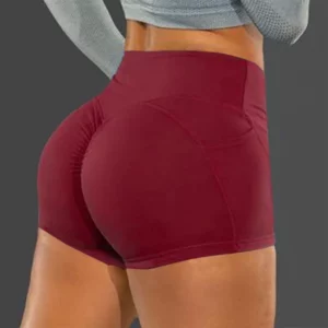 High Waist Hip Lifting Shorts Seamless Fitness Shorts High Elastic Hip Liftting Knitting Sports Running Fashion Hip Lifting Pant - Image 3