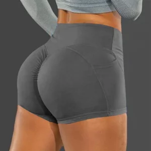 High Waist Hip Lifting Shorts Seamless Fitness Shorts High Elastic Hip Liftting Knitting Sports Running Fashion Hip Lifting Pant - Image 5