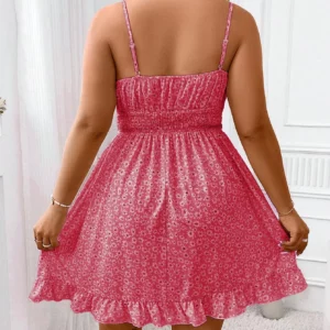 Ladies plus Size Printed Maxi Dress Casual Half length Skirt Versatile No-ironing Required Elegant Outerwear - Image 6