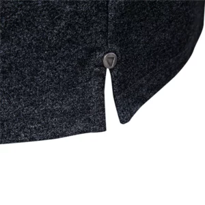 2026 Men's Cotton Blend Polo Shirts Short Sleeve Zippered Soft Breathable Lightweight Casual Solid Color Polo Shirt for Men - Image 4