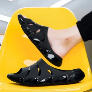 Soft Slippers Men Outdoor Sports Beach Slippers EVA Material Slides Size 40-45 - Image 4