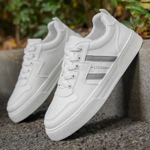LOEIKAN Men's Casual Sneakers Lightweight Non-Slip Skate Shoes for Daily Wear - Image 4