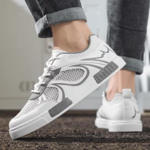 Plus Size Men's Shoes Summer Mesh Casual Breathable Sports Shoes Lightweight Comfortable Low-Top for Walking Outdoors - Image 1