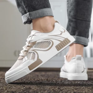 Plus Size Men's Shoes Summer Mesh Casual Breathable Sports Shoes Lightweight Comfortable Low-Top for Walking Outdoors - Image 3