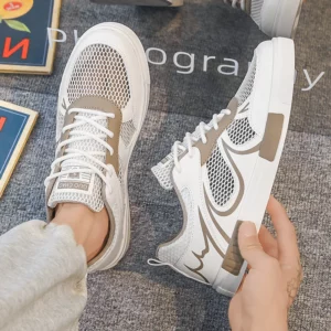 Plus Size Men's Shoes Summer Mesh Casual Breathable Sports Shoes Lightweight Comfortable Low-Top for Walking Outdoors - Image 6
