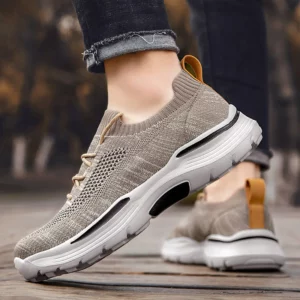 Men Casual Shoes Comfortable Mesh Shoes Summer Breathable Men Loafers Wide Slip On Walking Shoes Men 2023 - Image 1