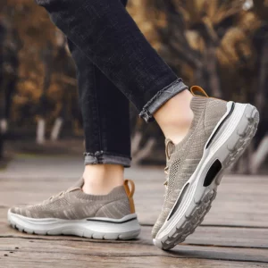 Men Casual Shoes Comfortable Mesh Shoes Summer Breathable Men Loafers Wide Slip On Walking Shoes Men 2023 - Image 2
