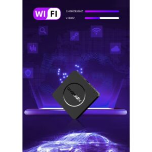 SYXUMLKLS Android 14.0 TV Box, Dual Wi-Fi + Bluetooth, with Voice Bluetooth Remote - Image 5
