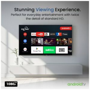 STAR TRACK 50" Smart TV | Android 14, Full HD, Netflix, YouTube, Miracast, Bezel less, Satellite receiver, STAR TRACK - Image 2