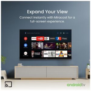 STAR TRACK 50" Smart TV | Android 14, Full HD, Netflix, YouTube, Miracast, Bezel less, Satellite receiver, STAR TRACK - Image 5