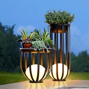 Outdoor Waterproof Lawn Lamp Villa Garden Lamp Flower Rack/Flowerpot Lamp Balcony Garden Decorative Tea Table Landscape Light - Image 4