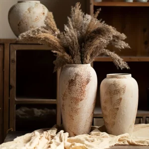 Elegant Retro White Speckled Ceramic Flower Pot - Exquisite Design Creates an Elegant Atmosphere, Suitable for Various Flowers, Unique Speckled Texture Adds Classical Beauty, Perfect for Decorating Home or Office Spaces - Image 8
