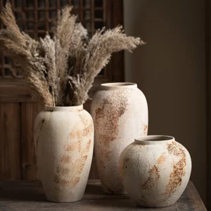 Elegant Retro White Speckled Ceramic Flower Pot - Exquisite Design Creates an Elegant Atmosphere, Suitable for Various Flowers, Unique Speckled Texture Adds Classical Beauty, Perfect for Decorating Home or Office Spaces - Image 7