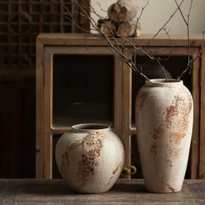 Elegant Retro White Speckled Ceramic Flower Pot - Exquisite Design Creates an Elegant Atmosphere, Suitable for Various Flowers, Unique Speckled Texture Adds Classical Beauty, Perfect for Decorating Home or Office Spaces - Image 6