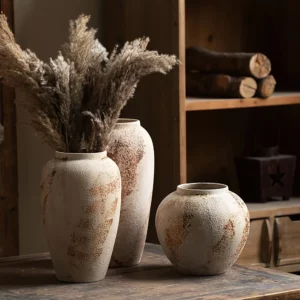 Elegant Retro White Speckled Ceramic Flower Pot - Exquisite Design Creates an Elegant Atmosphere, Suitable for Various Flowers, Unique Speckled Texture Adds Classical Beauty, Perfect for Decorating Home or Office Spaces - Image 4