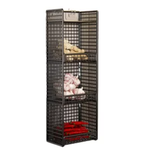 No-Drill Wall-Mounted Spice Rack Kitchen Organizer for Garlic Ginger & Onion Space-Saving Fruit & Vegetable Storage - Image 6