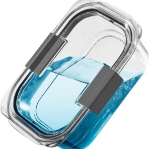 Brilliance Tritan Plastic Food Storage Containers BPA Free Airtight Lids Ideal for Lunch Meal Prep & Leftovers Set of 5 (3.2 Cup) - Image 5