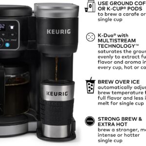 Keurig K-Duo Hot & Iced Single Serve & Carafe Coffee Maker, MultiStream Technology, 72oz Reservoir (Gen 2) - Image 8