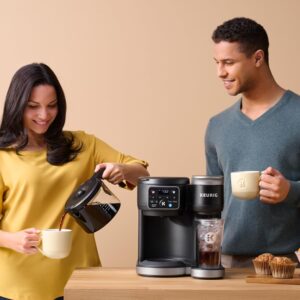 Keurig K-Duo Hot & Iced Single Serve & Carafe Coffee Maker, MultiStream Technology, 72oz Reservoir (Gen 2) - Image 2