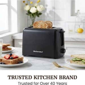 Elite Gourmet 2-Slice Cool Touch Toaster – 6 Browning Levels, Extra Wide 1.25” Slots for Bagels & Thick Bread, Cancel Function, Compact, ETL Certified, Black - Image 6