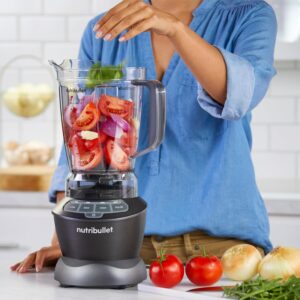 nutribullet Full-Size Blender Combo 1200W – NBF50500 - Dark Gray - Image 4