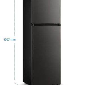 Midea 390L Gross & 262L Net Double Door Refrigerator With Multi-Air Flow Technology, Equipped With Smart Sensor, Inverter Quattro, Active-C Fresh Technology & Smart Cooling MDRT390MTE28AE Jazz Black - Image 6